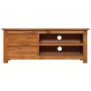 TV Stand 39.4"x11.8"x15.7" Solid Wood Teak