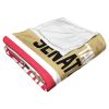 [Personalization Only] OFFICIAL NHL Colorblock Personalized Silk Touch Throw Blanket - Ottawa Senators