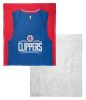 [Personalization Only] OFFICIAL NBA Jersey Silk Touch Sherpa Throw Blanket - Clippers