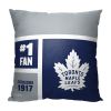 [Personalization Only] OFFICIAL NHL Colorblock Pillow - Toronto Maple Leafs