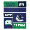 [Personalization Only] OFFICIAL NHL Colorblock Beach Towel - Vancouver Canucks