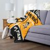 [Personalization Only] OFFICIAL NHL Colorblock Personalized Silk Touch Sherpa Throw Blanket - Pittsburgh Penguins