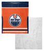 [Personalization Only] OFFICIAL NHL Jersey Personalized Silk Touch Sherpa Throw Blanket - Oilers