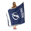 [Personalization Only] OFFICIAL NHL Jersey Silk Touch Throw Blanket - Lightning