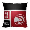 [Personalization Only] Atlanta Hawks Colorblock Personalized Pillow