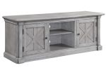 ACME Lucinda TV Stand, Gray Oak 91612