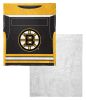 [Personalization Only] OFFICIAL NHL Jersey Personalized Silk Touch Sherpa Throw Blanket - Bruins