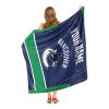 [Personalization Only] OFFICIAL NHL Jersey Personalized Silk Touch Throw Blanket - Canucks