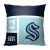 [Personalization Only] OFFICIAL NHL Colorblock Pillow - Seattle Kraken