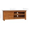 TV Stand 39.4"x11.8"x15.7" Solid Wood Teak