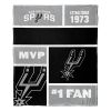 [Personalization Only] OFFICIAL NBA Colorblock Silk Touch Throw Blanket - San Antonio Spurs