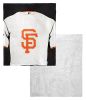 [Personalization Only] SF Giants OFFICIAL MLB Jersey Personalized Silk Touch Sherpa Throw Blanket, 50" X 60"