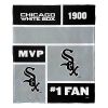 [Personalization Only] White Sox Colorblock Personalized Silk Throw