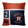 [Personalization Only] OFFICIAL MLB Colorblock Pillow - Houston Astros