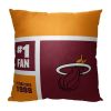 [Personalization Only] Miami Heat Colorblock Personalized Pillow