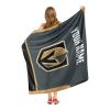 [Personalization Only] OFFICIAL NHL Jersey Personalized Silk Touch Throw Blanket - Golden Knights