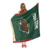 [Personalization Only] OFFICIAL NHL Jersey Personalized Silk Touch Throw Blanket - Wild