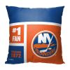 [Personalization Only] OFFICIAL NHL Colorblock Pillow - New York Islanders