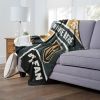 [Personalization Only] OFFICIAL NHL Colorblock Personalized Silk Touch Sherpa Throw Blanket - Vegas Golden Knights