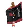 [Personalization Only] OFFICIAL NBA Jersey Silk Touch Throw Blanket - Heat