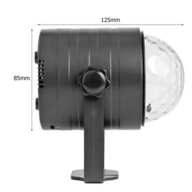 Night light of Star Projector (Option: Black-B-USB)