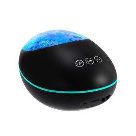 LED Night Light Starry Sky Projector Colorful Star Moon Night Lights (Color: Black)