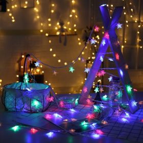 Room layout led lantern flashing string lights starry (Option: Colorful-10M100-Plug in)