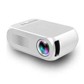 Projector Home Mini HD Mini Portable Projector (Option: White-EU)