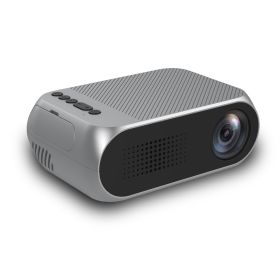 Projector Home Mini HD Mini Portable Projector (Option: Silver-EU)