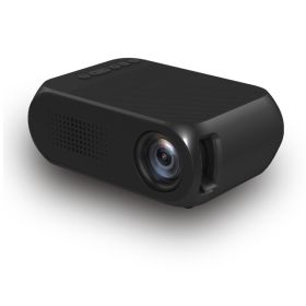 Projector Home Mini HD Mini Portable Projector (Option: Black-EU)