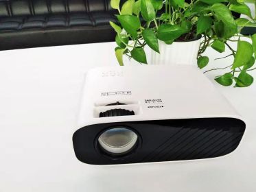 Home Office HD Mobile Wifi Wireless Projector (Option: White-Smart Android-US)