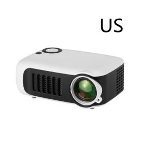 Home Support 1080P HD Projection Children's Projector (Option: White-US)