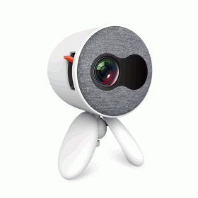 YG220 projector 1080P (Option: White-US BATTERY)