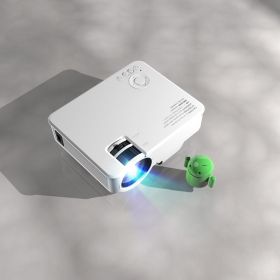 Wireless portable projector (Option: White Smart2.0-US)