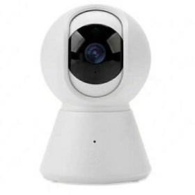 Night vision home gimbal surveillance camera (Option: White-Graffiti US)