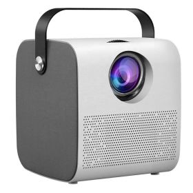 1080P HD portable projector (Option: White-UK)