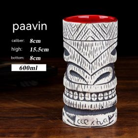 Personality Cocktail Glass Creative Cup Ceramic Cup (Option: Paaven)