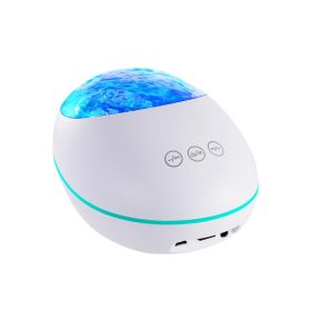 LED Night Light Starry Sky Projector Colorful Star Moon Night Lights (Color: White)