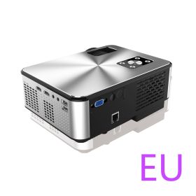 HD Home Multi-function Projector 1080P Home (Option: Black-EU)