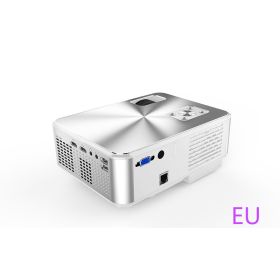 HD Home Multi-function Projector 1080P Home (Option: White-EU)