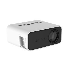 YT500 Home Mini Projector Mini Children's Home Portable Private Cinema HD LED Wired Wireless Phone Projection (Option: White-EU Plug)