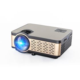 Home New Wifi Wireless Mobile Phone Projector (Option: Standard black-AU)