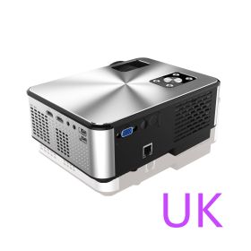 HD Home Multi-function Projector 1080P Home (Option: Black-UK)