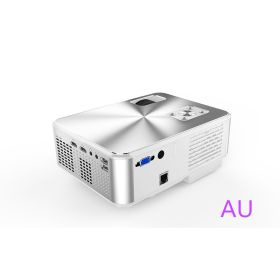 HD Home Multi-function Projector 1080P Home (Option: White-AU)