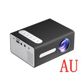 Home Office T300 Projector 1080P Miniature Mini Projector (Option: AU)