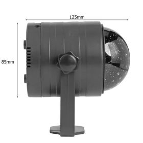 Night light of Star Projector (Option: Black-A-USB)