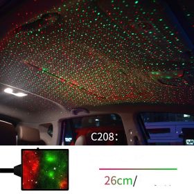 Star Light Projector Party Lights USB LED Light Interior Lighting LED Interior Car Lights Starry Sky Galaxy Night Lights (Option: Style5)