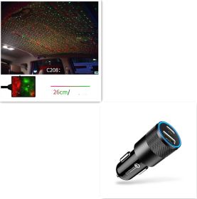 Star Light Projector Party Lights USB LED Light Interior Lighting LED Interior Car Lights Starry Sky Galaxy Night Lights (Option: Style5 set)