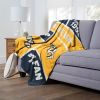 [Personalization Only] OFFICIAL NHL Colorblock Personalized Silk Touch Sherpa Throw Blanket - Nashville Predators